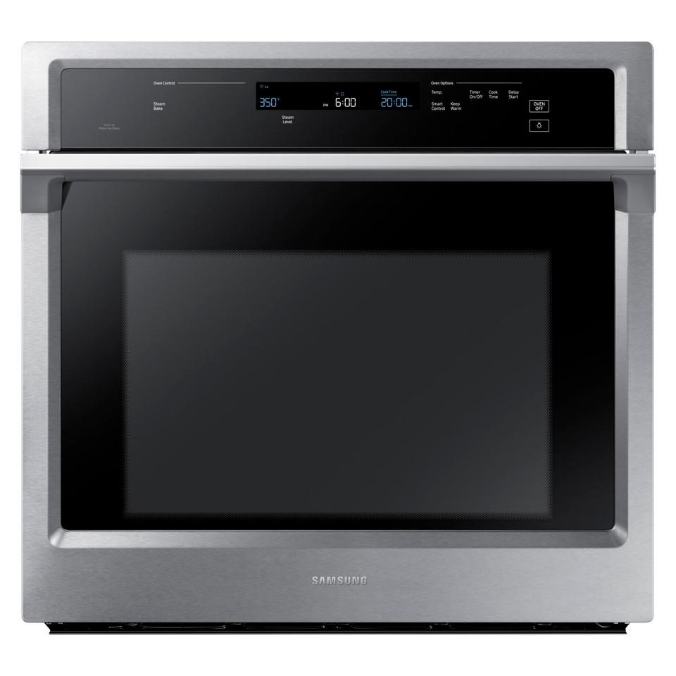 Single Ovens |  Samsung 30” Single Wall Oven in Stainless Steel – NV51K6650SS Stainless Steel Single Ovens Single Ovens