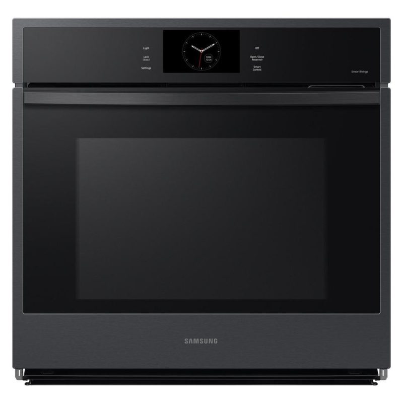 Single Ovens |  Samsung 30” Single Wall Oven with Steam Cook – NV51CG600SMT Black Single Ovens Black