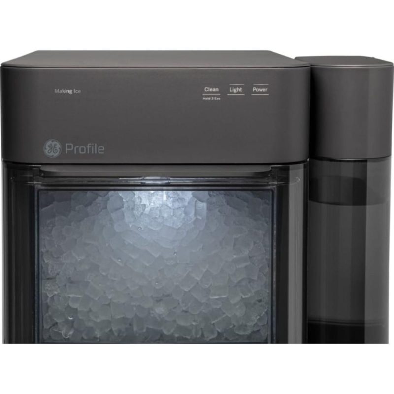 Small Appliances and Cookware |  GE Profile™ Opal™ 2.0 Nugget Ice Maker with Side Tank – Black Stainless Steel – XPIO13BCBT Black Appliances Black