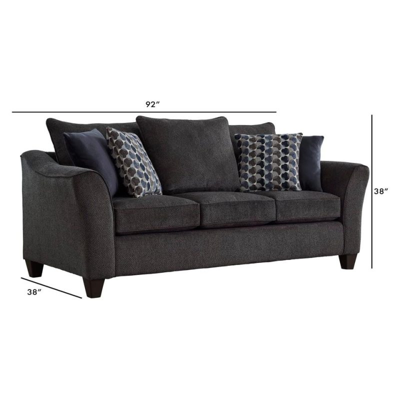 Sofas & Sleepers |  Albany Slate Sofa Gray Living Room Furniture Gray