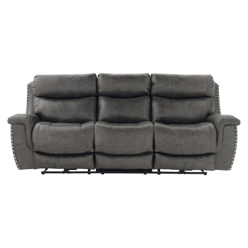 Sofas & Sleepers |  Brentwood Power Reclining Sofa Gray Living Room Furniture Gray