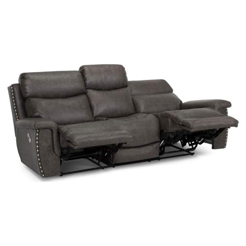 Sofas & Sleepers |  Brentwood Power Reclining Sofa Gray Living Room Furniture Gray