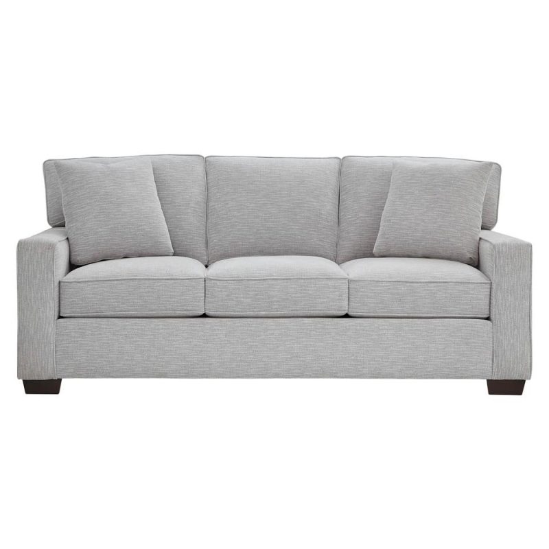 Sofas & Sleepers |  Crestview Granite Track Arm Sofa Gray Living Room Furniture Gray