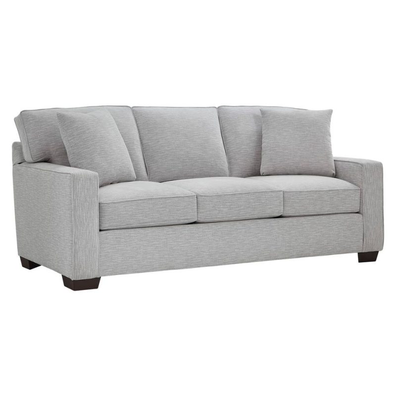 Sofas & Sleepers |  Crestview Granite Track Arm Sofa Gray Living Room Furniture Gray