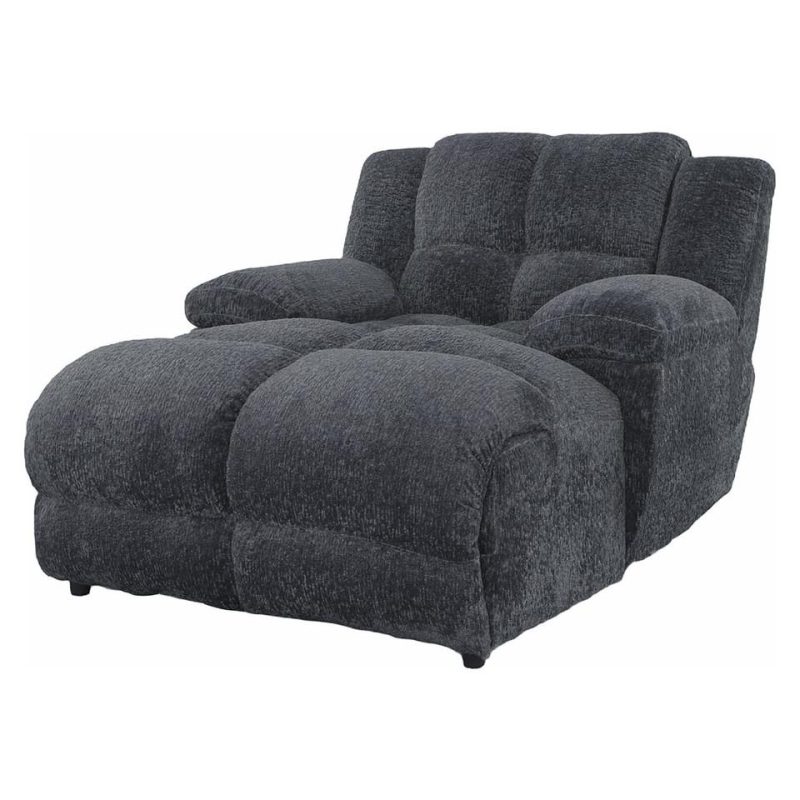 Sofas & Sleepers |  Lochlyn Lounge Chaise Gray Living Room Furniture Gray