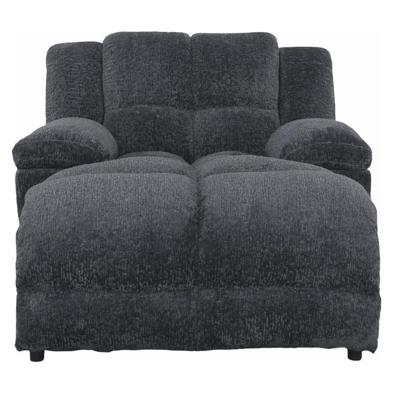 Sofas & Sleepers |  Lochlyn Lounge Chaise Gray Living Room Furniture Gray