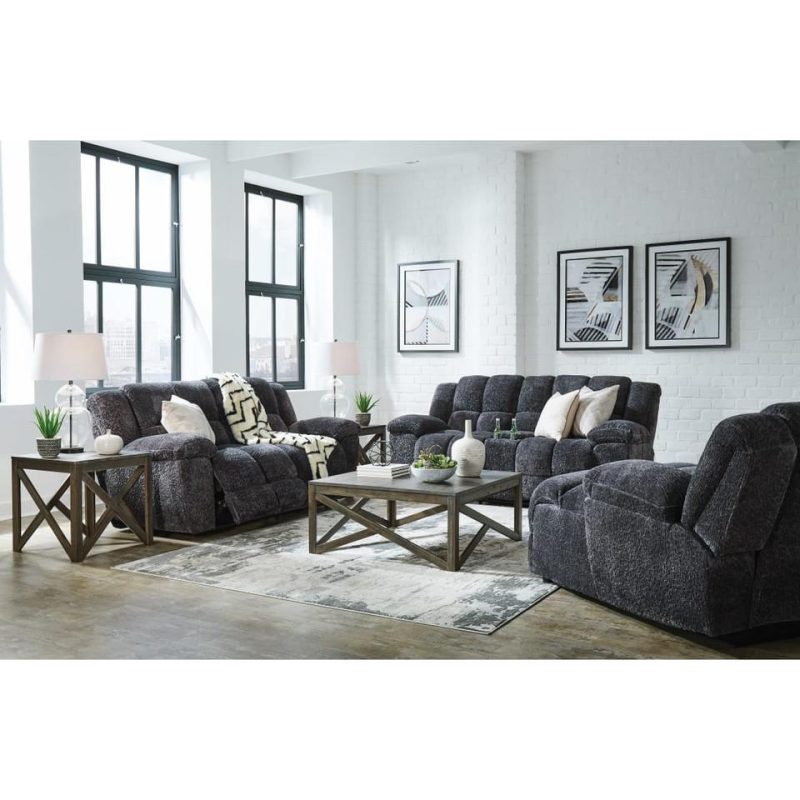 Sofas & Sleepers |  Lochlyn Lounge Chaise Gray Living Room Furniture Gray