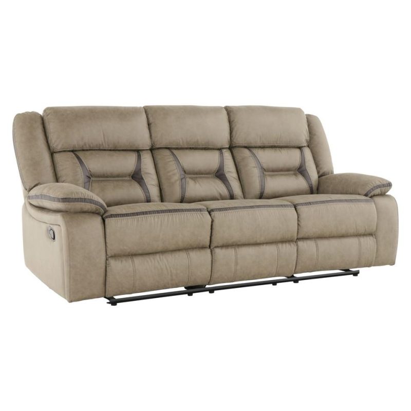 Sofas & Sleepers |  Maxwell Reclining Sofa Cream Living Room Furniture Cream