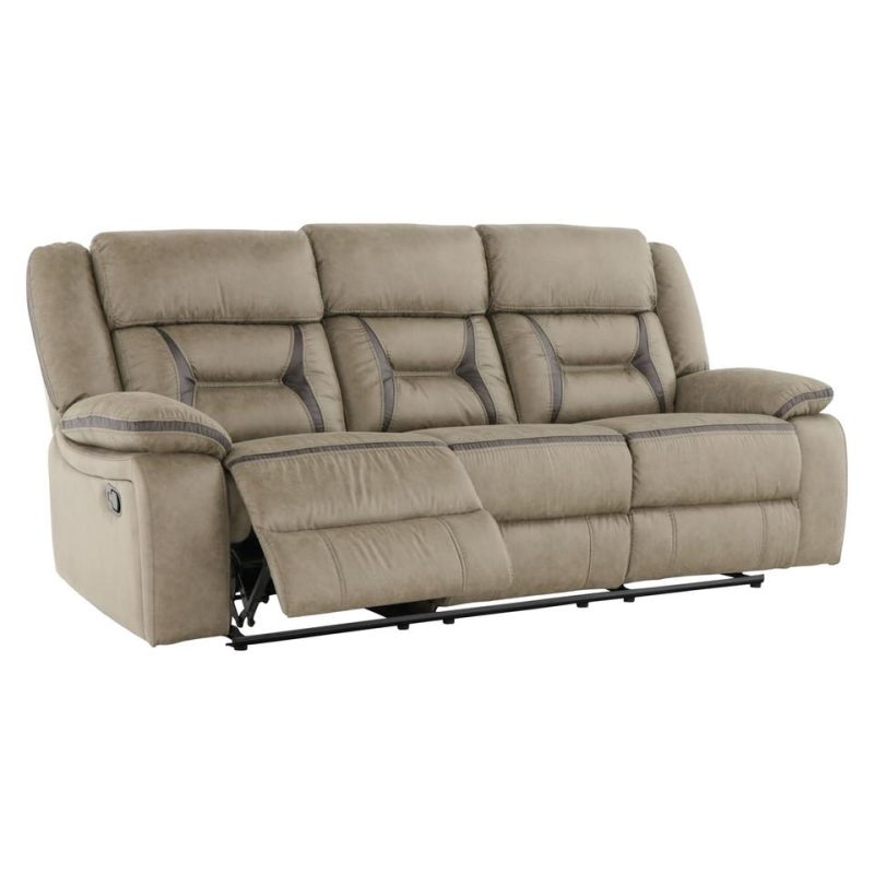 Sofas & Sleepers |  Maxwell Reclining Sofa Cream Living Room Furniture Cream