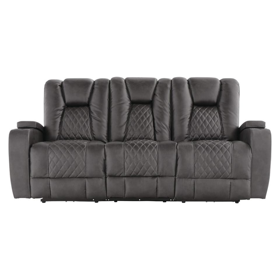 Sofas & Sleepers |  Onyx Dual Reclining Sofa Black Living Room Furniture Black