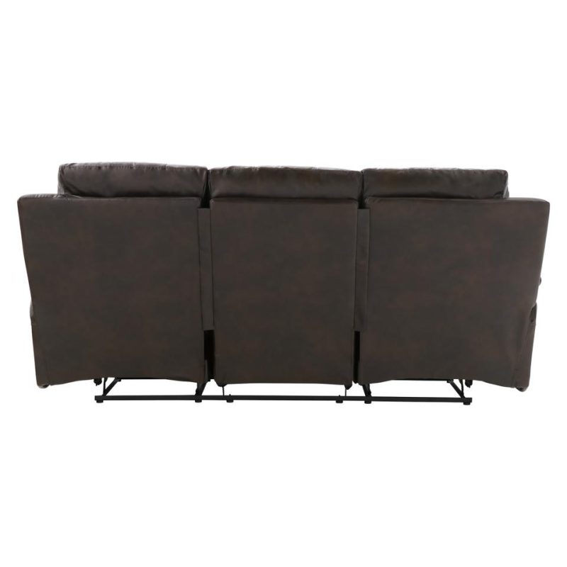 Sofas & Sleepers |  Palmetto Cocoa Leather Recliner Sofa Brown Living Room Furniture Brown