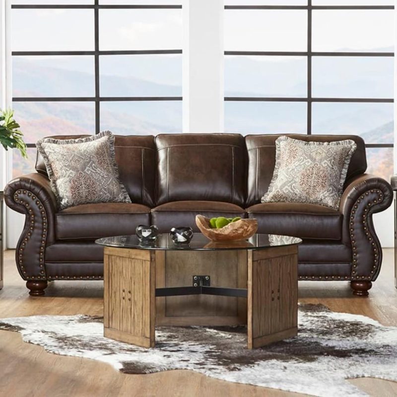 Sofas & Sleepers |  Remington Sofa Brown Living Room Furniture Brown