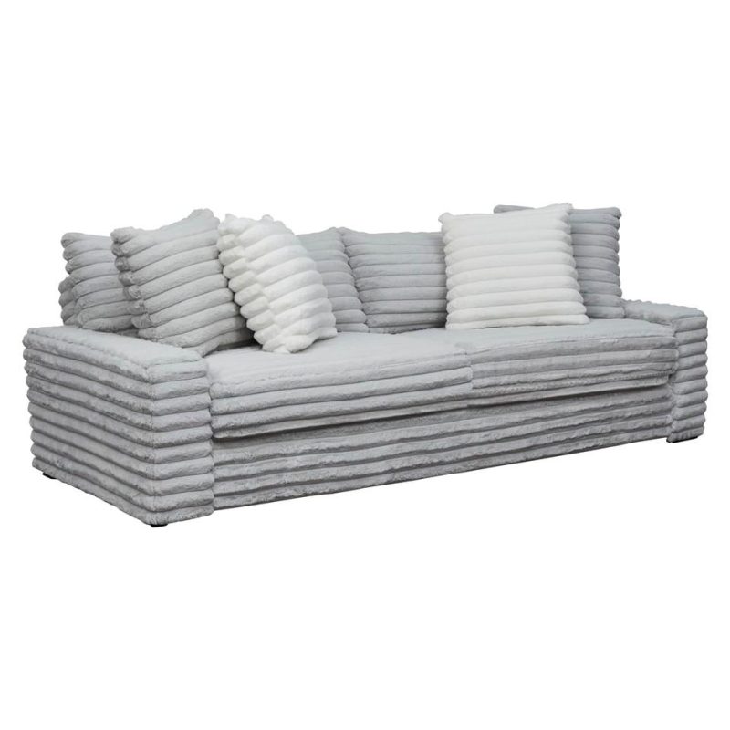 Sofas & Sleepers |  Serene Gray Sofa Gray Living Room Furniture Gray