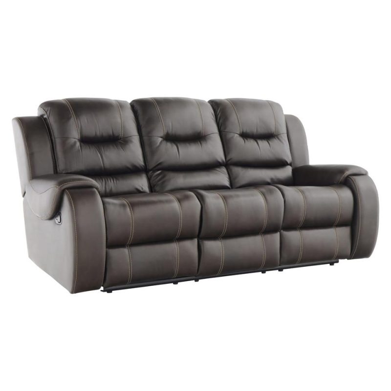 Sofas & Sleepers |  Titan Elite Reclining Sofa – Chocolate Living Room Furniture Sofas & Sleepers