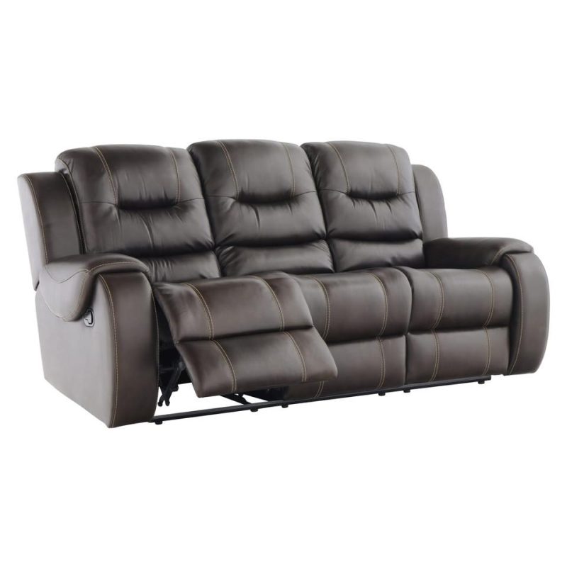 Sofas & Sleepers |  Titan Elite Reclining Sofa – Chocolate Living Room Furniture Sofas & Sleepers