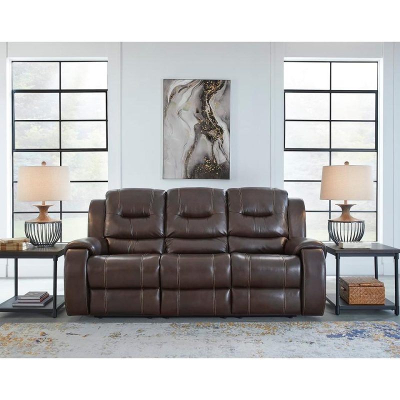 Sofas & Sleepers |  Titan Elite Reclining Sofa – Chocolate Living Room Furniture Sofas & Sleepers