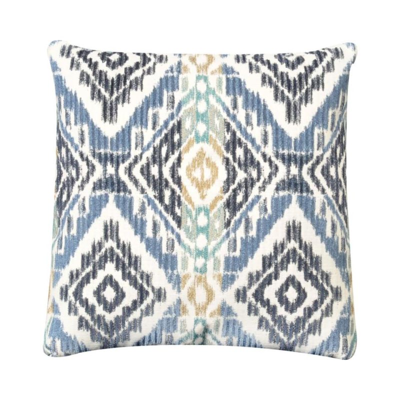 Throw Pillows |  Crestview Brush Creek Indigo 19′ Pillow Blue Home Décor Blue