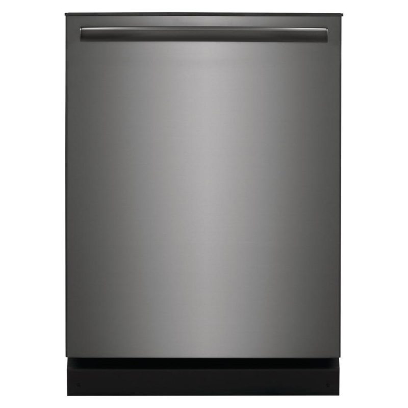 Top Control |  Frigidaire Gallery 24” Built-In Black Stainless Steel Dishwasher – GDPH4515AD Black Dishwashers Black