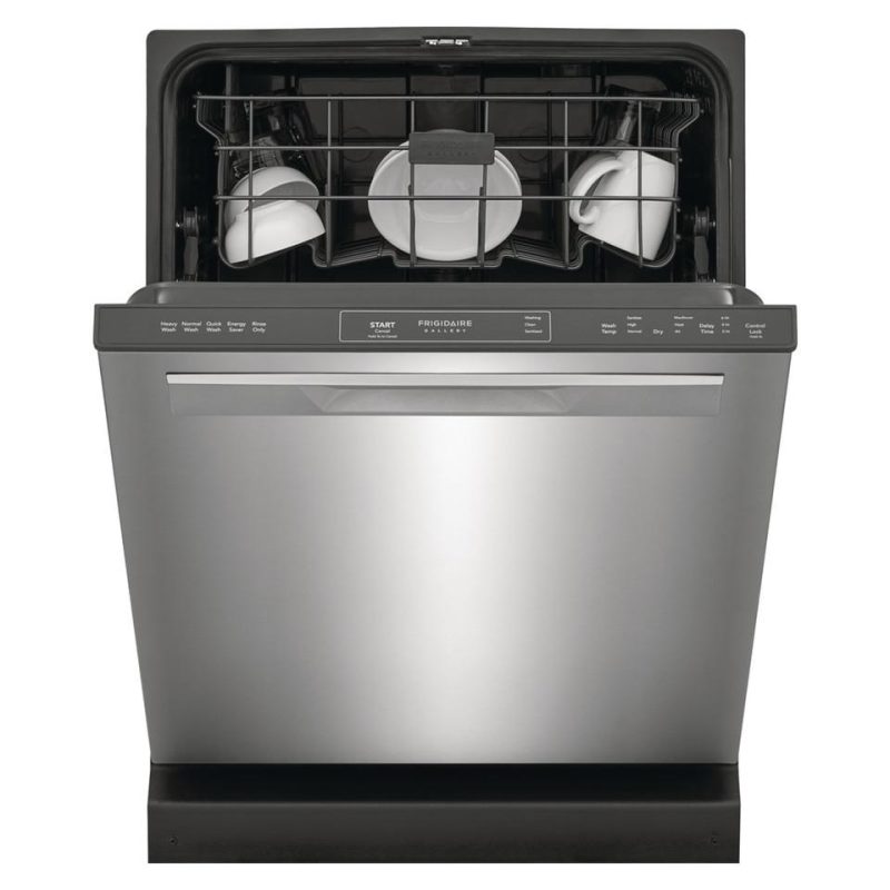 Top Control |  Frigidaire Gallery 24” Built-In Stainless Steel Dishwasher – GDPP4515AF Stainless Steel Dishwashers Stainless Steel