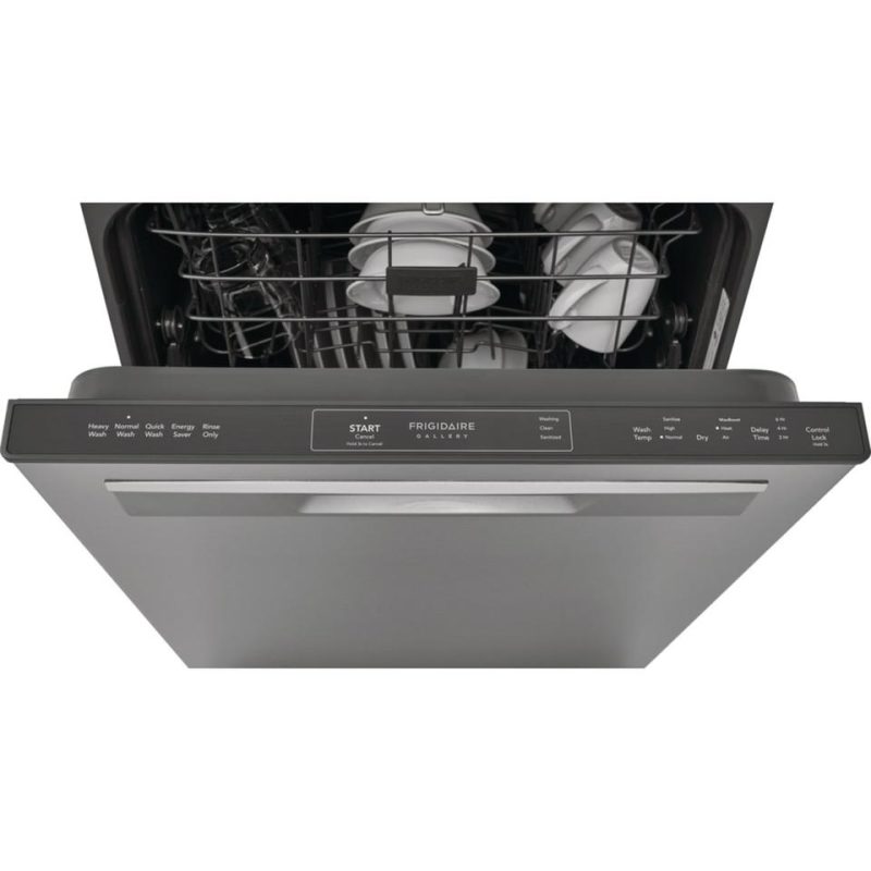 Top Control |  Frigidaire Gallery 24” Built-In Stainless Steel Dishwasher – GDPP4515AF Stainless Steel Dishwashers Stainless Steel