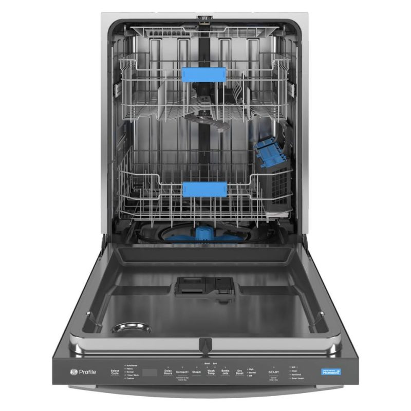 Top Control |  GE Profile™ Fingerprint Resistant Top Control with Stainless Steel Interior Dishwasher – PDT715SYVFS Stainless Steel Dishwashers Stainless Steel