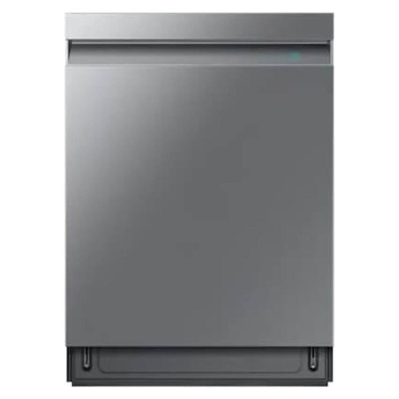 Top Control |  Samsung Linear Wash Dishwasher in Stainless Steel – DW80R9950US Stainless Steel Dishwashers Stainless Steel