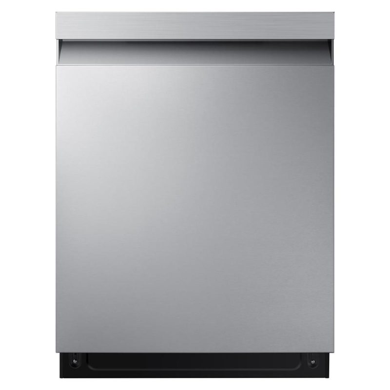 Top Control |  Samsung Smart 46 dBA Dishwasher with StormWash – DW80CG5450SR Stainless Steel Dishwashers Stainless Steel