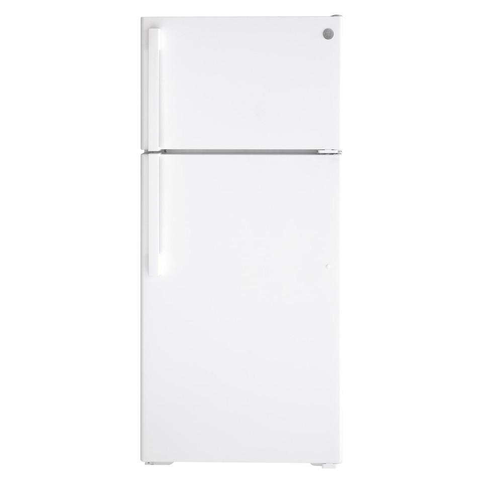 Top-Freezer Refrigerators |  GE 16.6 cu. ft. Top Freezer Refrigerator – GTS17DTNRWW White Refrigerators Top-Freezer Refrigerators