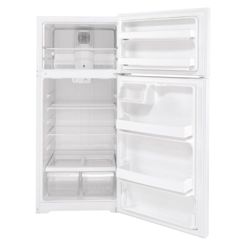 Top-Freezer Refrigerators |  GE 16.6 cu. ft. Top Freezer Refrigerator – GTS17DTNRWW White Refrigerators Top-Freezer Refrigerators