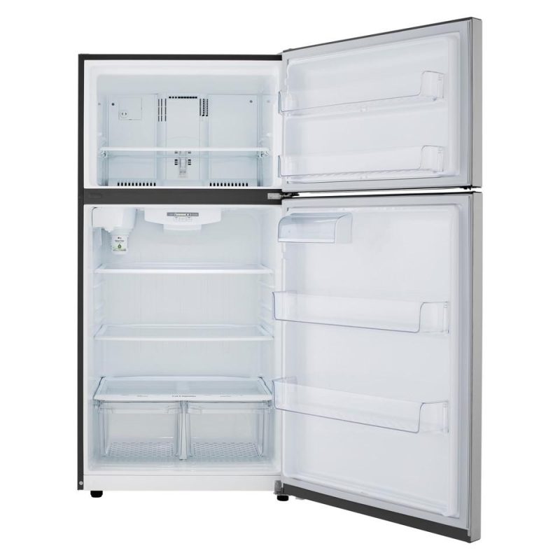 Top-Freezer Refrigerators |  LG 24 cu. ft. Top Freezer Refrigerator – LRTLS2403S Stainless Steel Refrigerators Stainless Steel