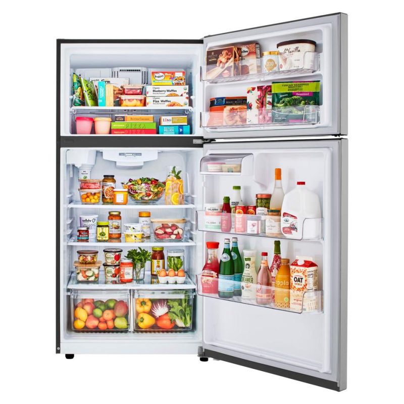 Top-Freezer Refrigerators |  LG 24 cu. ft. Top Freezer Refrigerator – LRTLS2403S Stainless Steel Refrigerators Stainless Steel