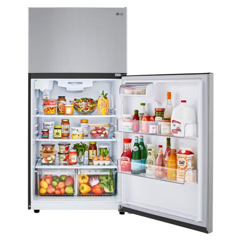 Top-Freezer Refrigerators |  LG 24 cu. ft. Top Freezer Refrigerator – LRTLS2403S Stainless Steel Refrigerators Stainless Steel