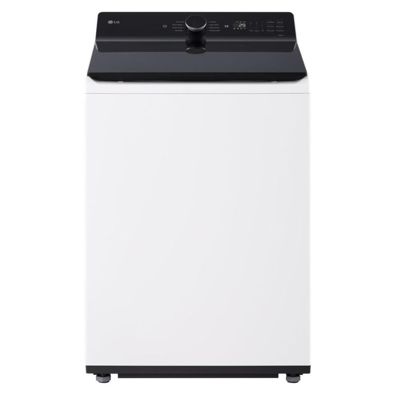 Top Load Washers |  LG 5.5 cu. ft. Mega Capacity Smart Top Load Washer with EasyUnload™ & AI Sensing – WT8400CW White Top Load Washers Top Load Washers