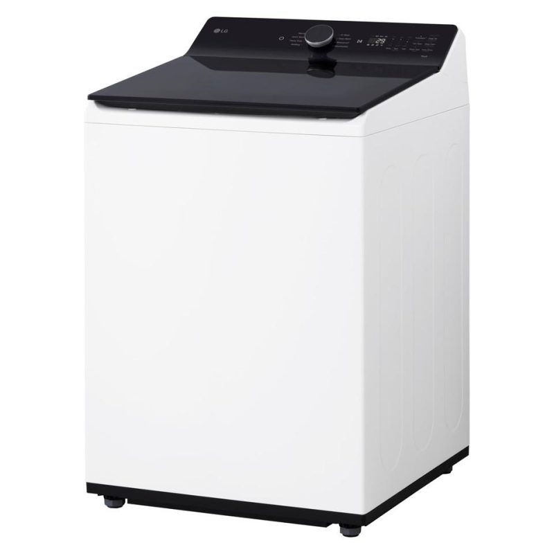 Top Load Washers |  LG 5.5 cu. ft. Mega Capacity Smart Top Load Washer with EasyUnload™ & AI Sensing – WT8400CW White Top Load Washers Top Load Washers