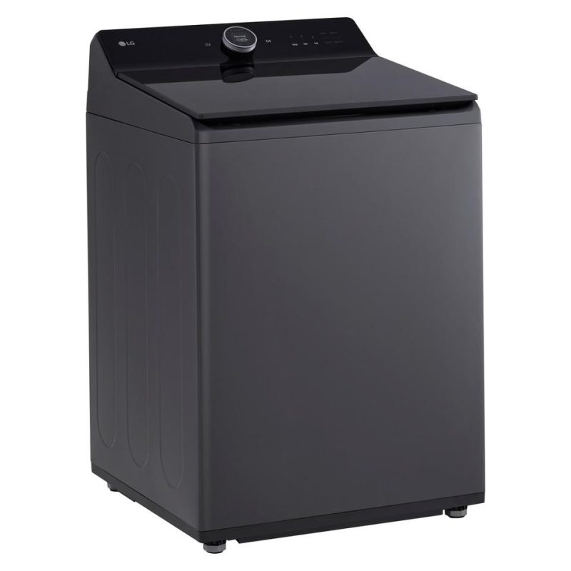 Top Load Washers |  LG 5.5 cu. ft. Top Load Washer with TurboWash3D™ – WT8600CB Black Top Load Washers Black