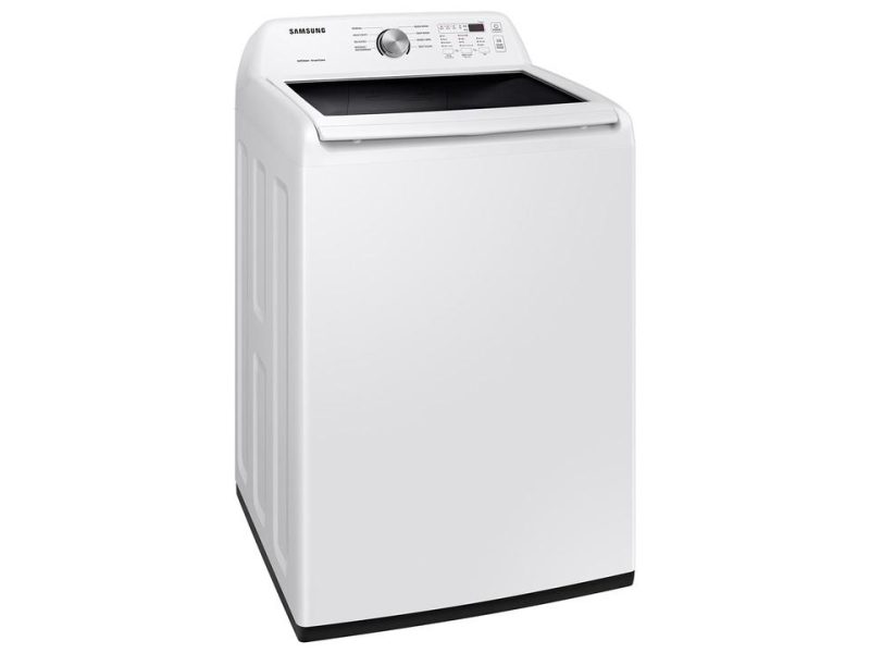 Top Load Washers |  Samsung 4.5 cu. ft. Top Load Washer with Vibration Reduction Technology+ in White White Top Load Washers Top Load Washers