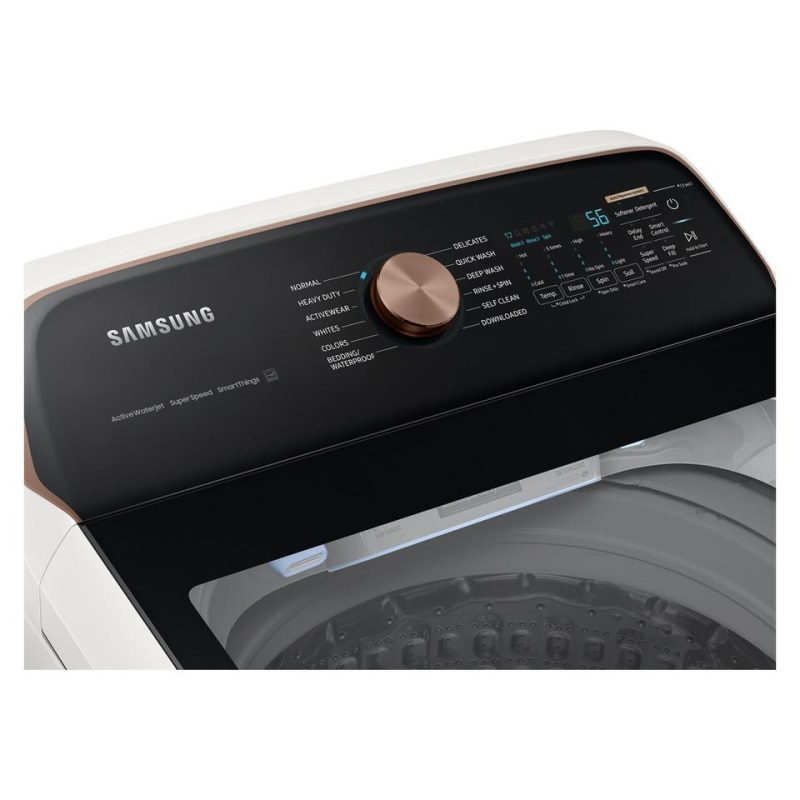 Top Load Washers |  Samsung 5.5 cu. ft. Extra-Large Capacity Smart Top Load Washer with Auto Dispense System – WA55CG7500AE White Top Load Washers Top Load Washers