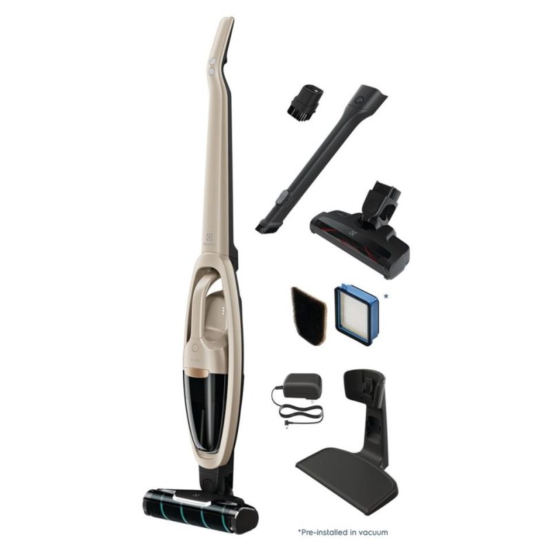 Upright & Cordless Vacuums |  Electrolux WellQ7™ Cordless 2-in-1 vacuum – EHVS35H2AQ Cream Vacuum Cleaners Cream