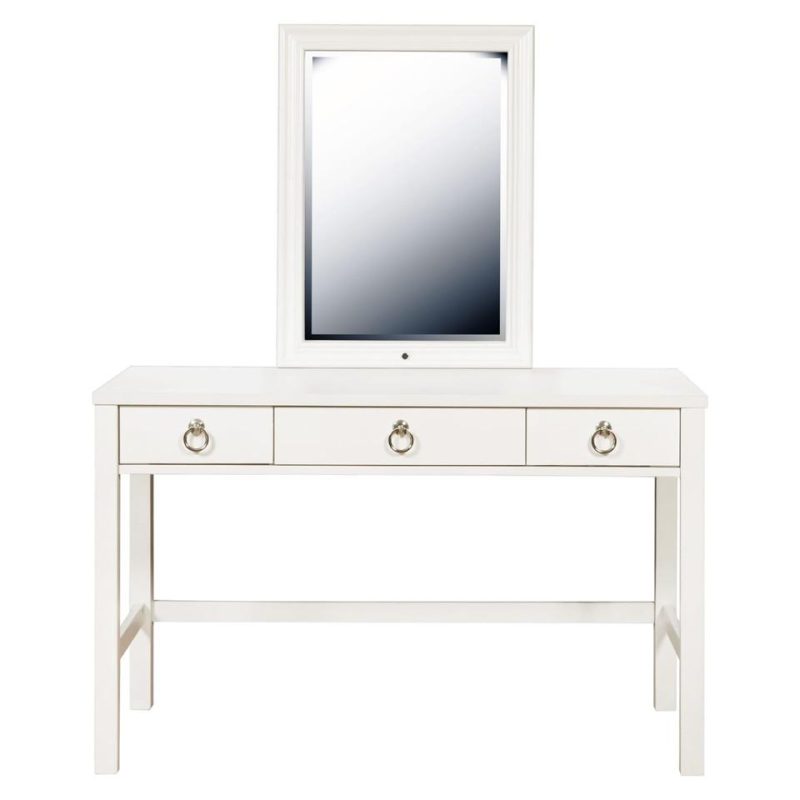 Vanity Sets |  Isabella Vanity Desk/Stool White Kids Bedroom Vanity Sets