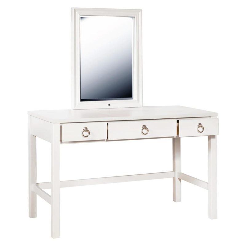 Vanity Sets |  Isabella Vanity Desk/Stool White Kids Bedroom Vanity Sets