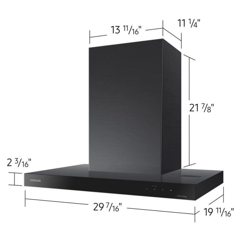 Vent Hoods |  Samsung 30” Range Hood – NK30CB600W33 Black Appliances Black