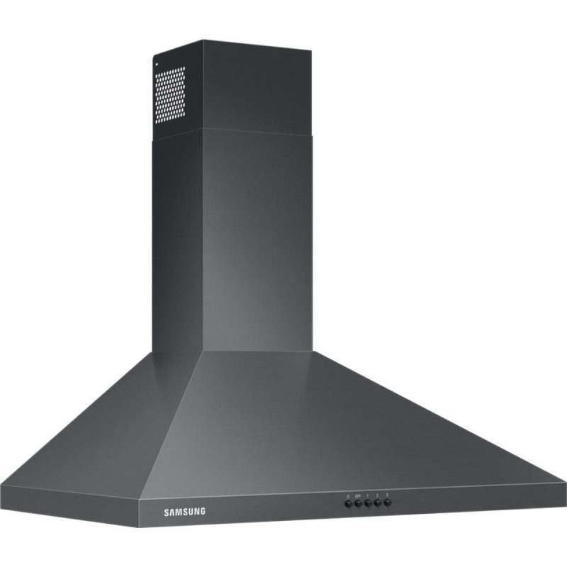 Vent Hoods |  Samsung 30” Wall Mount Hood Black Stainless Steel Stainless Steel Appliances Stainless Steel