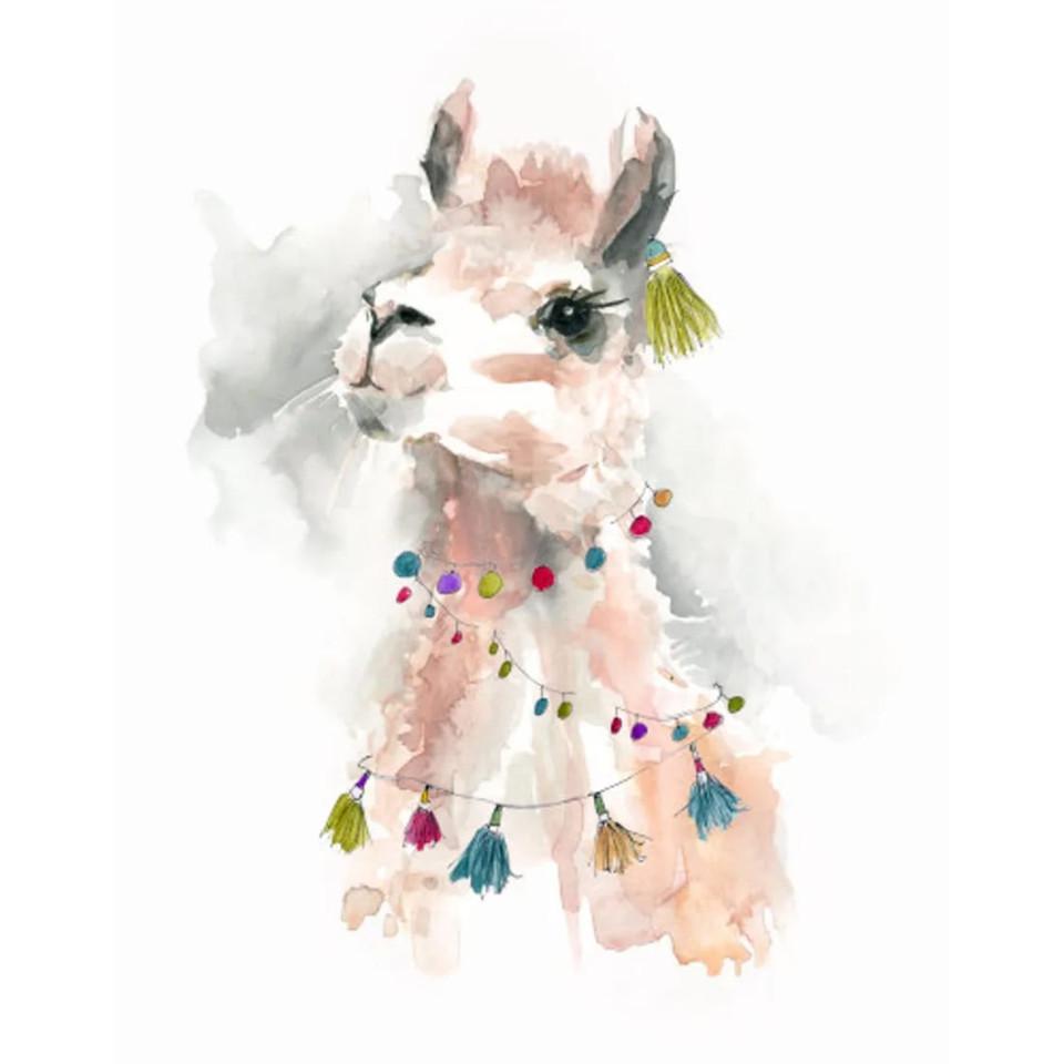 Wall Art & Mirrors |  Youth Llama 2 Pink Home Décor Pink