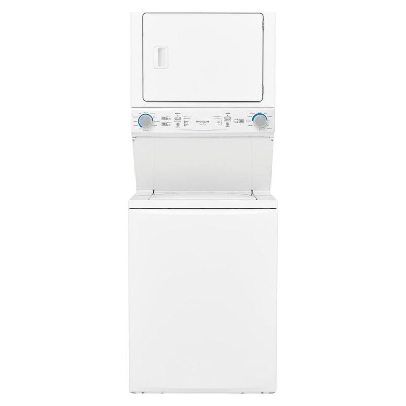 Washer and Dryer Combos |  Frigidaire Electric Washer/Dryer Laundry Center – 3.9 Cu. Ft Washer and 5.6 cu. ft. Dryer White Washer & Dryer Combos Washer & Dryer Combos