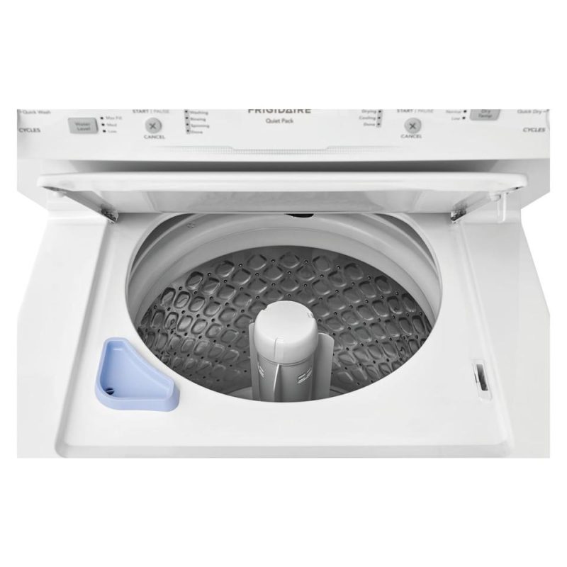 Washer and Dryer Combos |  Frigidaire Electric Washer/Dryer Laundry Center – 3.9 Cu. Ft Washer and 5.6 cu. ft. Dryer White Washer & Dryer Combos Washer & Dryer Combos