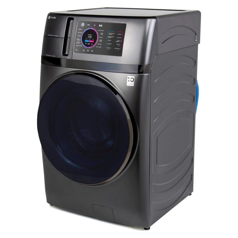 Washer and Dryer Combos |  GE Profile – UltraFast 4.8 cu. ft. Large Capacity All-in-One Washer/Dryer Combo with Ventless Heat Pump Technology – Carbon Graphite – PFQ97HSPVDS Gray Washer & Dryer Combos Gray