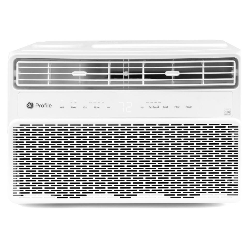 Window Air Conditioners |  GE Profile™ ENERGY STAR® 14,000 BTU Inverter Smart Ultra Quiet Window Air Conditioner for Large Rooms up to 700 sq. ft. – PWDV14WWF White Air Conditioners White