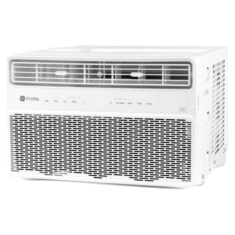 Window Air Conditioners |  GE Profile™ ENERGY STAR® 14,000 BTU Inverter Smart Ultra Quiet Window Air Conditioner for Large Rooms up to 700 sq. ft. – PWDV14WWF White Air Conditioners White