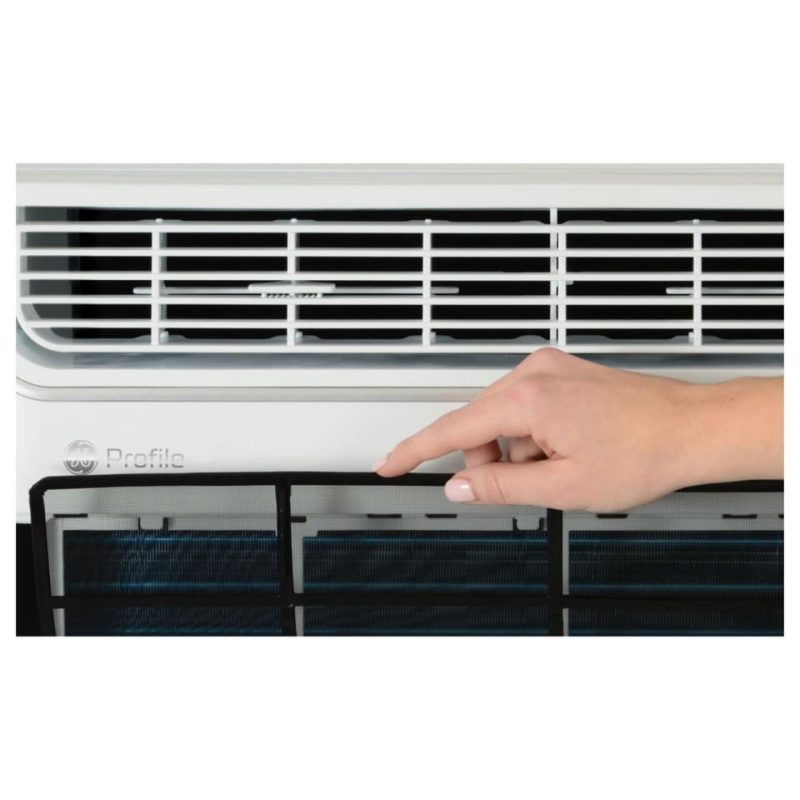 Window Air Conditioners |  GE Profile™ ENERGY STAR® 14,000 BTU Inverter Smart Ultra Quiet Window Air Conditioner for Large Rooms up to 700 sq. ft. – PWDV14WWF White Air Conditioners White