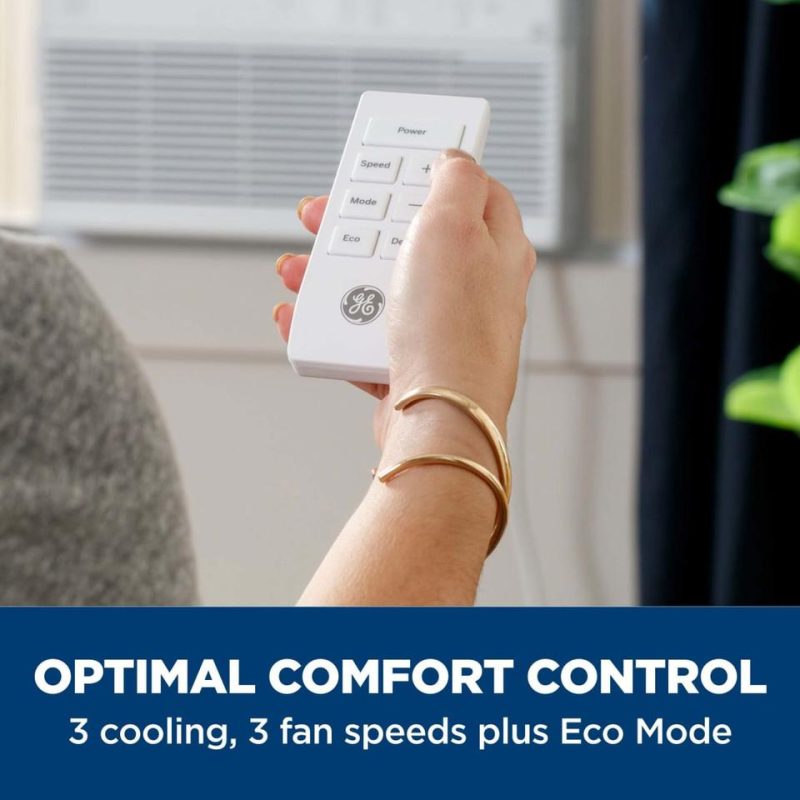 Window Air Conditioners |  GE® 12,000 BTU Smart Electronic Window Air Conditioner for Large Rooms up to 550 sq. ft. – AWCS12WWF White Air Conditioners White